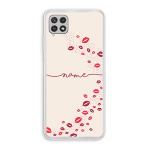 CaseCompany Kusjes: Samsung Galaxy A22 4G Transparant Hoesje