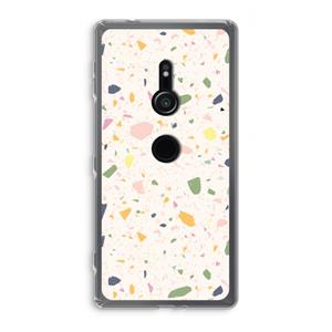 CaseCompany Terrazzo N°21: Sony Xperia XZ2 Transparant Hoesje