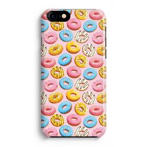 CaseCompany Pink donuts: iPhone 8 Volledig Geprint Hoesje