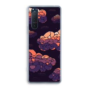 CaseCompany Patroon Wolken: Sony Xperia 5 II Transparant Hoesje