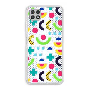 CaseCompany 8-bit N°1: Samsung Galaxy A22 4G Transparant Hoesje