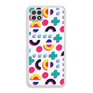 CaseCompany 8-bit N°2: Samsung Galaxy A22 4G Transparant Hoesje