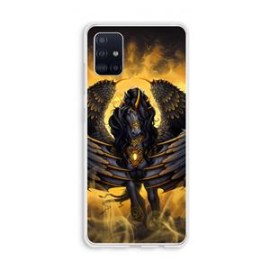 CaseCompany Pegasus: Galaxy A51 4G Transparant Hoesje
