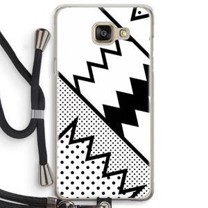 CaseCompany Pop Art #5: Samsung Galaxy A5 (2016) Transparant Hoesje met koord