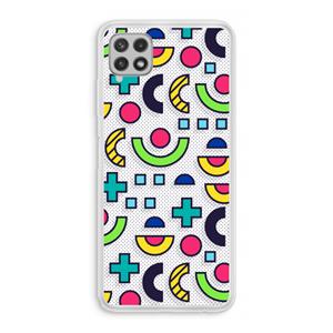 CaseCompany 8-bit N°6: Samsung Galaxy A22 4G Transparant Hoesje