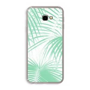 CaseCompany Palmbladeren: Samsung Galaxy J4 Plus Transparant Hoesje