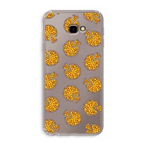 CaseCompany You Had Me At Pizza: Samsung Galaxy J4 Plus Transparant Hoesje