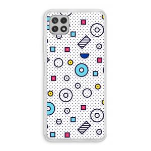 CaseCompany 8-bit N°9: Samsung Galaxy A22 4G Transparant Hoesje