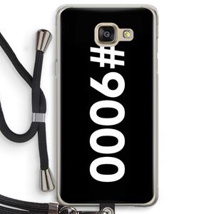 CaseCompany 9000: Samsung Galaxy A5 (2016) Transparant Hoesje met koord