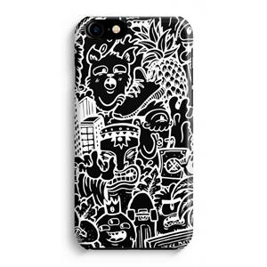 CaseCompany Vexx Black Mixtape: iPhone 8 Volledig Geprint Hoesje