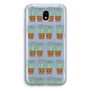 CaseCompany Sansevieria: Samsung Galaxy J5 (2017) Transparant Hoesje