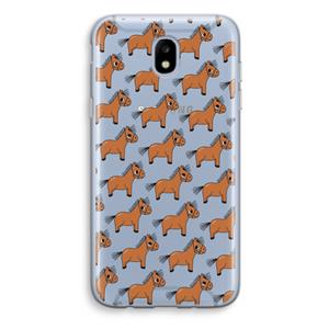 CaseCompany Pony: Samsung Galaxy J5 (2017) Transparant Hoesje