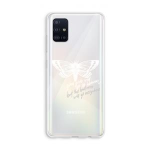 CaseCompany Good or bad: Galaxy A51 4G Transparant Hoesje