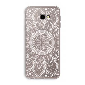 CaseCompany Roses Are Red: Samsung Galaxy J4 Plus Transparant Hoesje