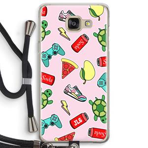 CaseCompany Things Jamie Loves: Samsung Galaxy A5 (2016) Transparant Hoesje met koord