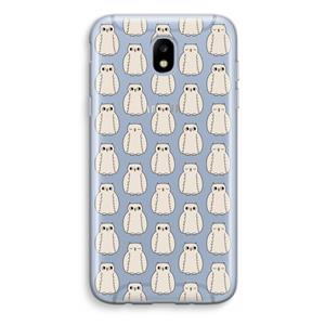 CaseCompany Uilen: Samsung Galaxy J5 (2017) Transparant Hoesje