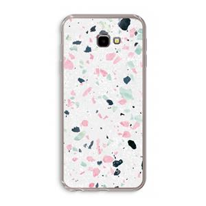 CaseCompany Terrazzo N°3: Samsung Galaxy J4 Plus Transparant Hoesje