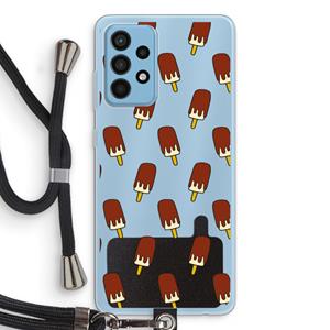 CaseCompany Yummy: Samsung Galaxy A52 Transparant Hoesje met koord