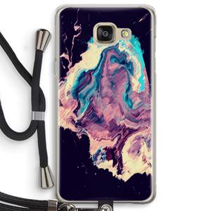 CaseCompany Cosmic Silence: Samsung Galaxy A5 (2016) Transparant Hoesje met koord