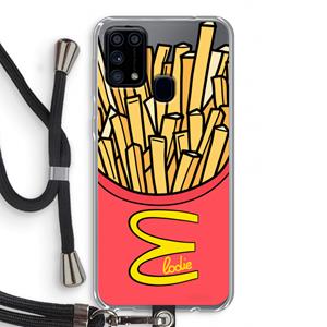 CaseCompany McElodie: Samsung Galaxy M31 Transparant Hoesje met koord