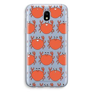 CaseCompany Krab: Samsung Galaxy J5 (2017) Transparant Hoesje