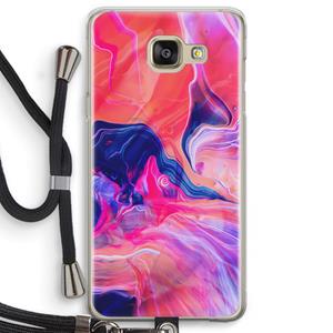 CaseCompany Earth And Ocean: Samsung Galaxy A5 (2016) Transparant Hoesje met koord