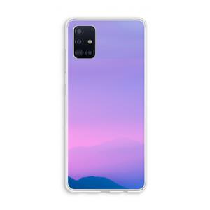 CaseCompany Sunset pastel: Galaxy A51 4G Transparant Hoesje