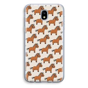 CaseCompany Pony: Samsung Galaxy J5 (2017) Transparant Hoesje