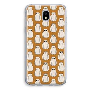 CaseCompany Uilen: Samsung Galaxy J5 (2017) Transparant Hoesje