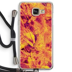 CaseCompany Eternal Fire: Samsung Galaxy A5 (2016) Transparant Hoesje met koord