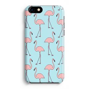 CaseCompany Anything Flamingoes: iPhone 8 Volledig Geprint Hoesje