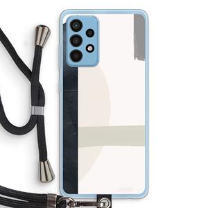 CaseCompany Baca: Samsung Galaxy A52 Transparant Hoesje met koord