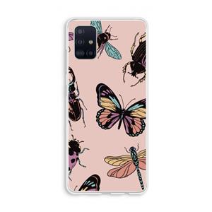 CaseCompany Tiny Bugs: Galaxy A51 4G Transparant Hoesje