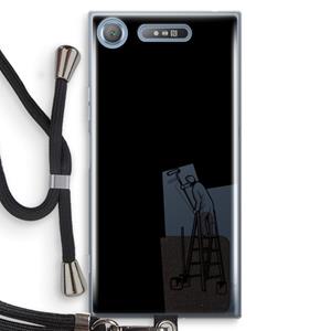 CaseCompany Musketon Painter: Sony Xperia XZ1 Transparant Hoesje met koord