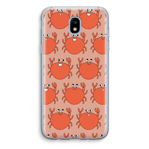 CaseCompany Krab: Samsung Galaxy J5 (2017) Transparant Hoesje