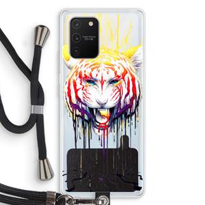CaseCompany Fading: Samsung Galaxy S10 Lite Transparant Hoesje met koord