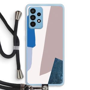 CaseCompany Lapis: Samsung Galaxy A52 Transparant Hoesje met koord