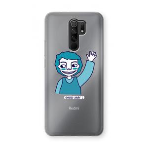 CaseCompany Zwaai: Xiaomi Redmi 9 Transparant Hoesje