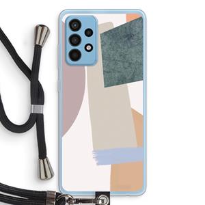 CaseCompany Lindo: Samsung Galaxy A52 Transparant Hoesje met koord