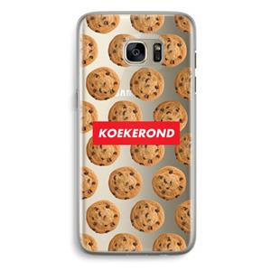 CaseCompany Koekerond: Samsung Galaxy S7 Edge Transparant Hoesje