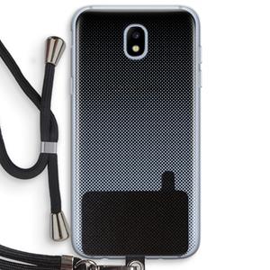 CaseCompany Musketon Halftone: Samsung Galaxy J5 (2017) Transparant Hoesje met koord