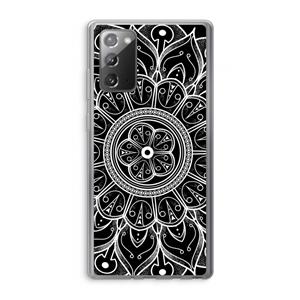 CaseCompany Roses Are Red: Samsung Galaxy Note 20 / Note 20 5G Transparant Hoesje