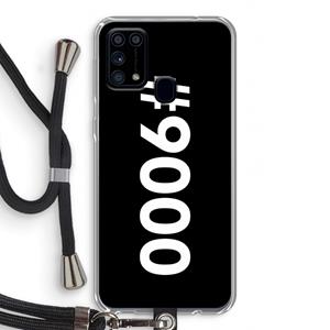 CaseCompany 9000: Samsung Galaxy M31 Transparant Hoesje met koord