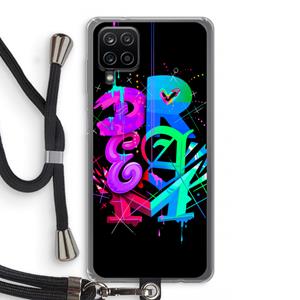 CaseCompany Dream: Samsung Galaxy A12 Transparant Hoesje met koord