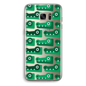 CaseCompany Crocs: Samsung Galaxy S7 Edge Transparant Hoesje