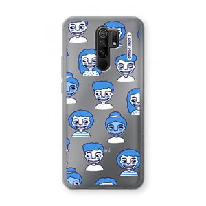 CaseCompany Gezichtjes: Xiaomi Redmi 9 Transparant Hoesje