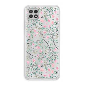 CaseCompany Sierlijke bloemen: Samsung Galaxy A22 4G Transparant Hoesje