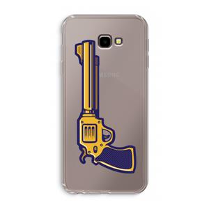 CaseCompany Pew Pew Pew: Samsung Galaxy J4 Plus Transparant Hoesje
