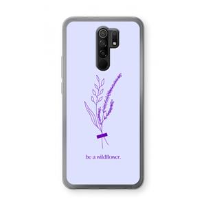 CaseCompany Be a wildflower: Xiaomi Redmi 9 Transparant Hoesje