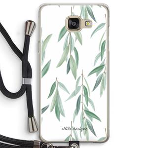 CaseCompany Branch up your life: Samsung Galaxy A5 (2016) Transparant Hoesje met koord